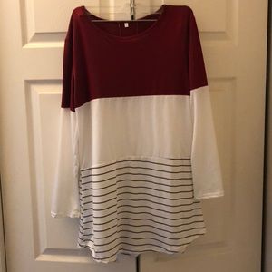 💥NEW💥 Color Block Tunic Top